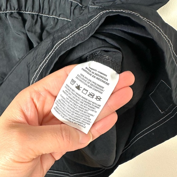 Nike Swish Tennis Prep Short Sleeve 1/4 Zip Elastic Waist Windbreaker Mini Dress - Picture 12 of 16